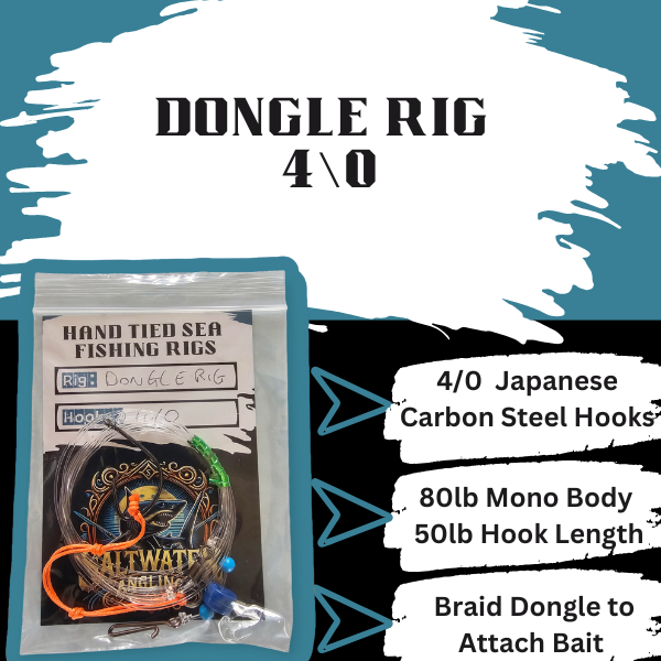 Dongle Rig Hand-Tied Shore Fishing Rigs - Saltwater Angling