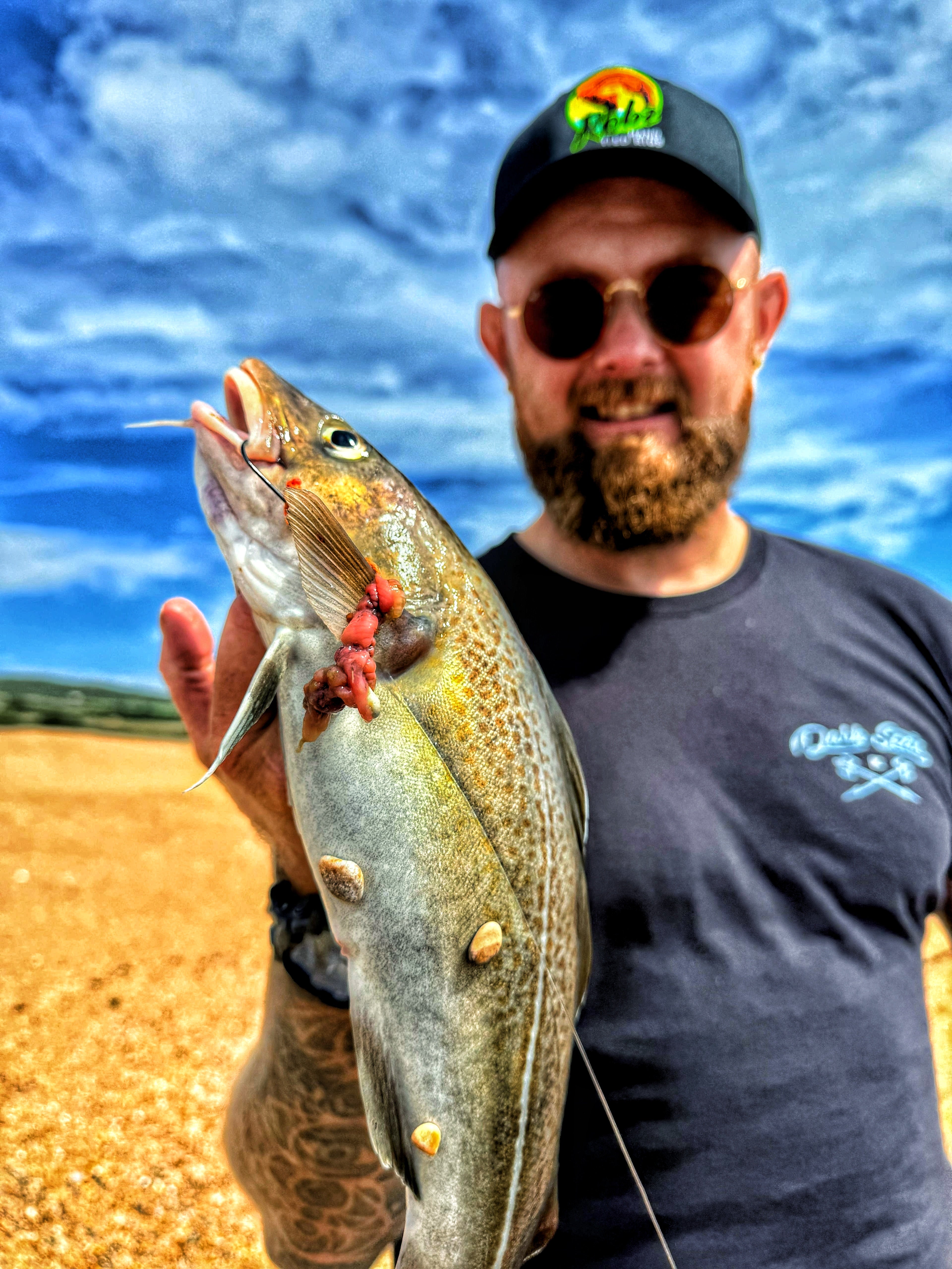 Hand tied fishing rigs saltwater angling cod on dongle rig