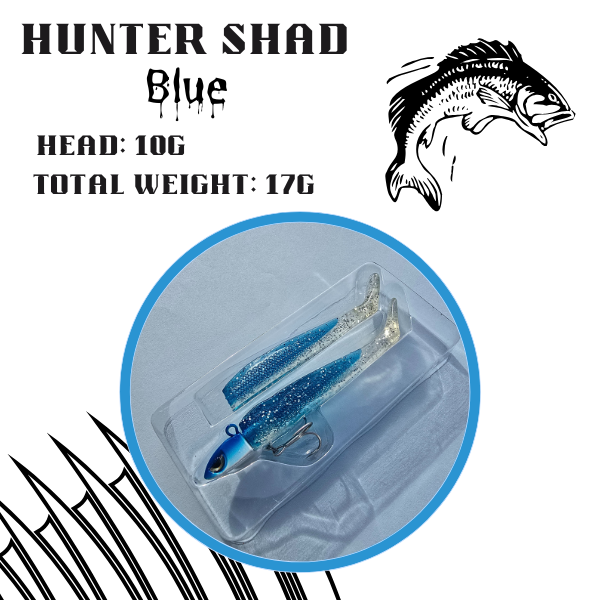 hunter shad blue