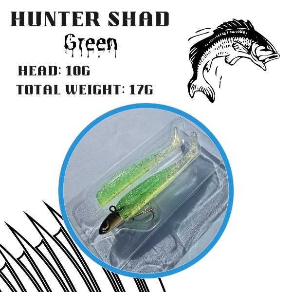 hunter shad green