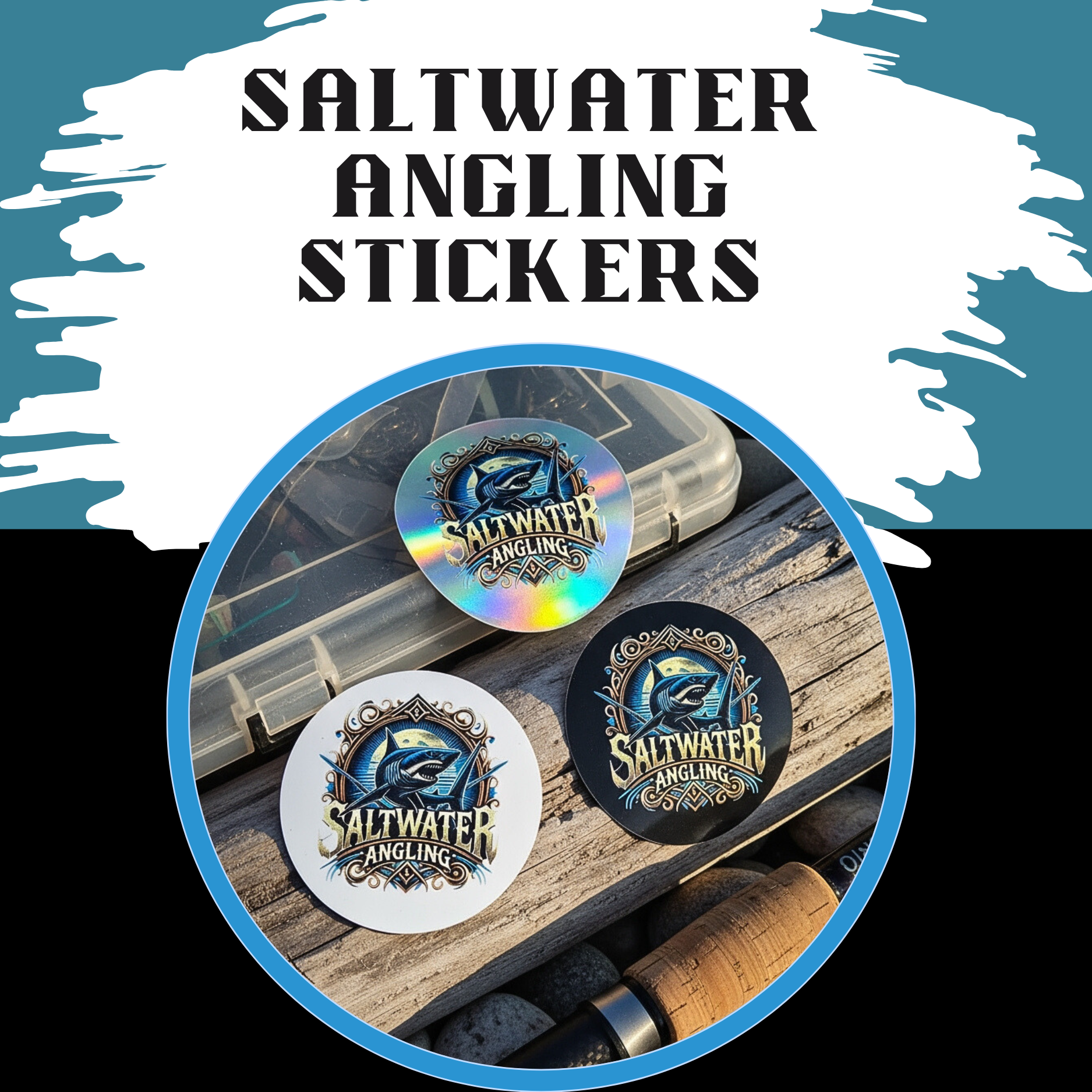 Saltwater Angling Stickers