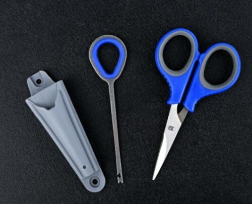 Fishing Scissors + disgorger, Ultra sharp, sheathed - Saltwater Angling