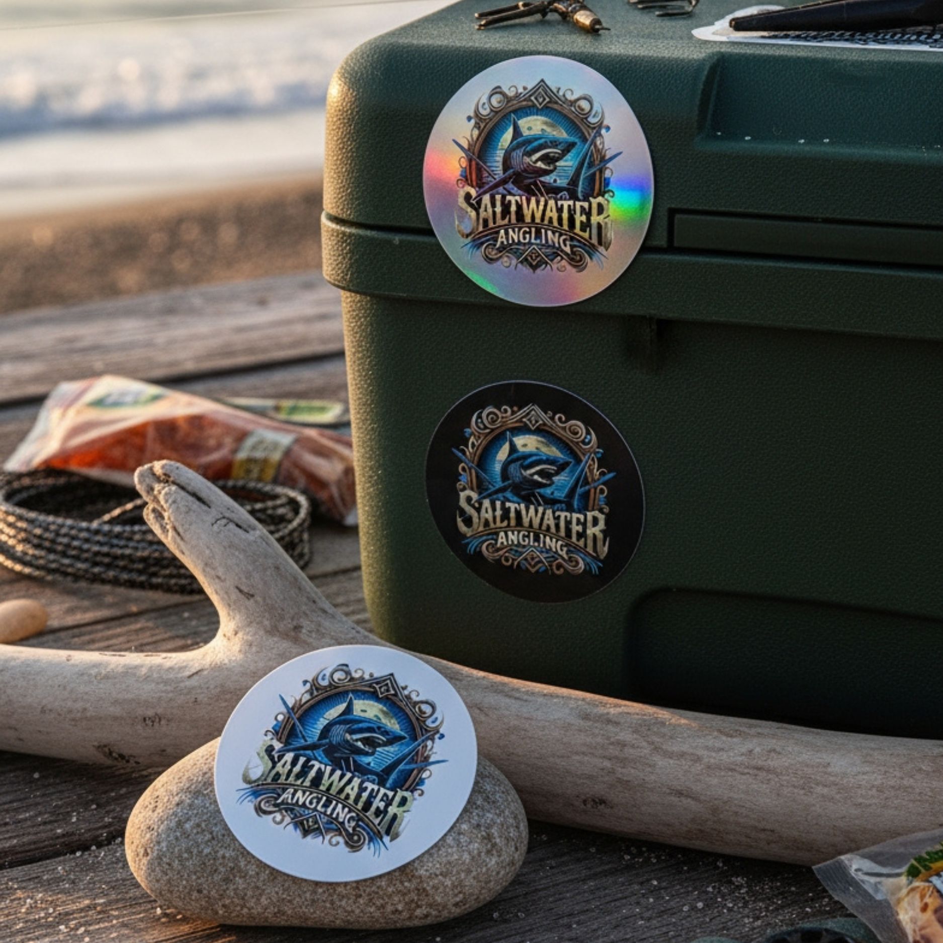 Saltwater Angling Stickers